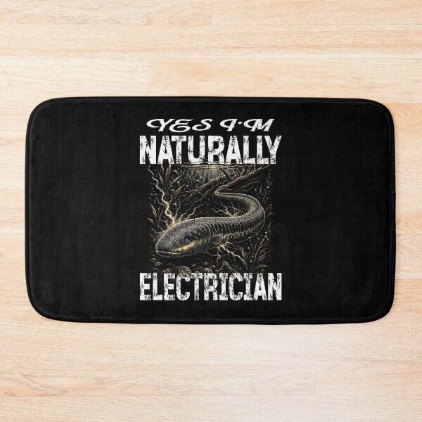 Item preview, Yes I Am Naturally Electrician Graphic | Funny Electric Eel Design designed and sold by Jt41.