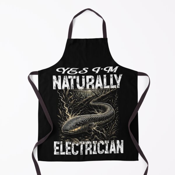 Item preview, Yes I Am Naturally Electrician Graphic | Funny Electric Eel Design designed and sold by Jt41.