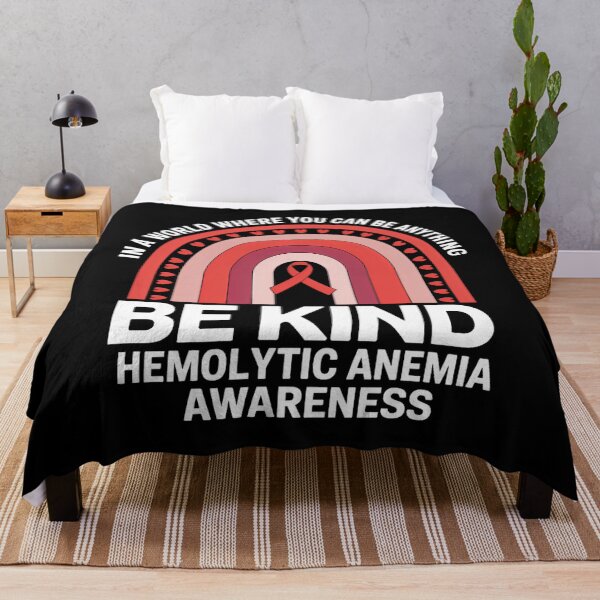 Item preview, Hemolytic Anemia Awareness Hemolytic Anemia Warrior Sublimation Red Ribbon designed and sold by SapfireStuArt.