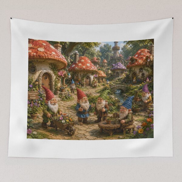 Item preview, Welcome to Mushroom Village designed and sold by ITSimagination.