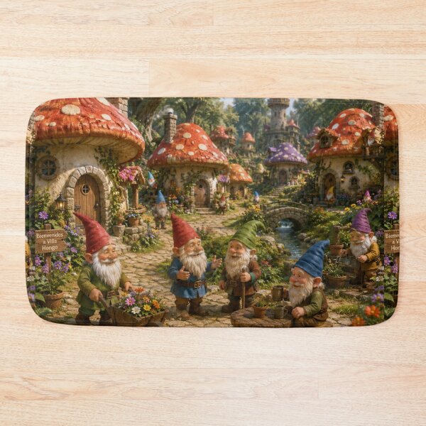 Item preview, Welcome to Mushroom Village designed and sold by ITSimagination.