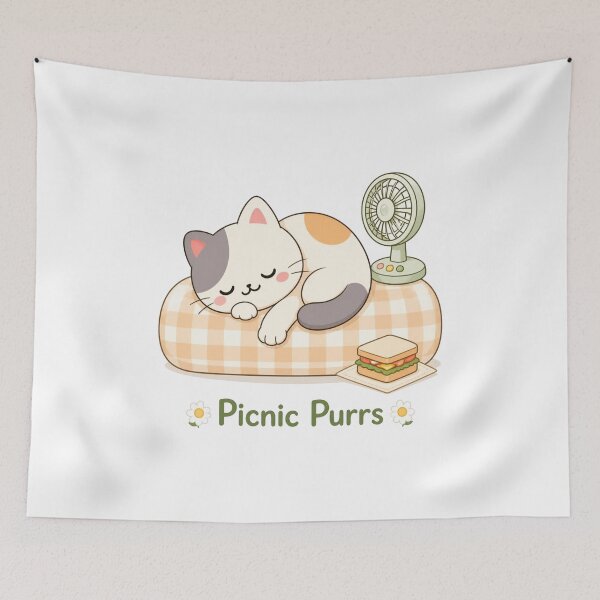 Item preview, Picnic Purrs designed and sold by Icareis-Studios.