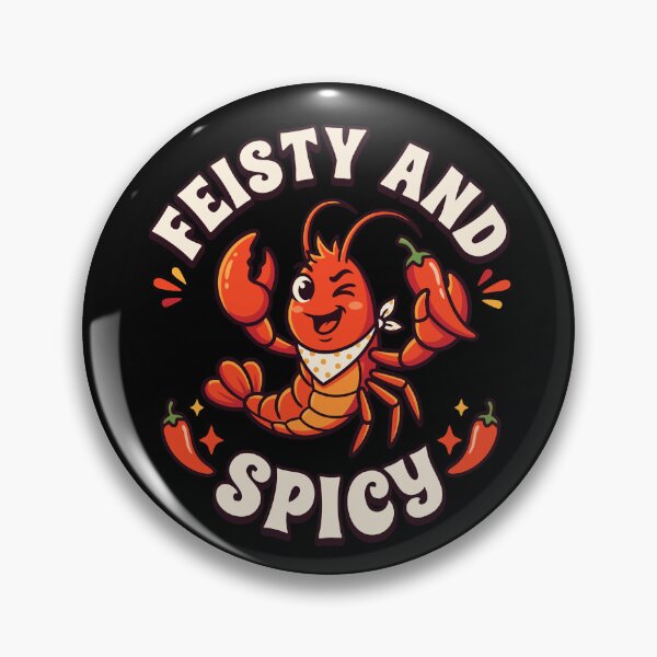 Item preview, Feisty And Spicy Crawdad Funny Women's Crawfish Boil Gear designed and sold by DynamicDesign.
