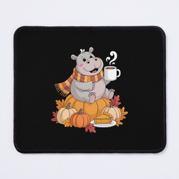 Item preview, Hippo Coffee Autumn Thanksgiving designed and sold by SapfireStuArt.