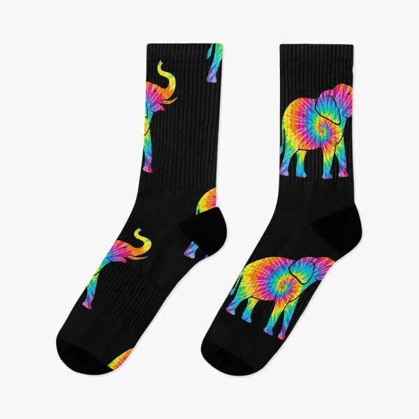 Item preview, Tie Dye Elephant With Rainbow Psychedelic Colors Groovy Art designed and sold by longngusuc.