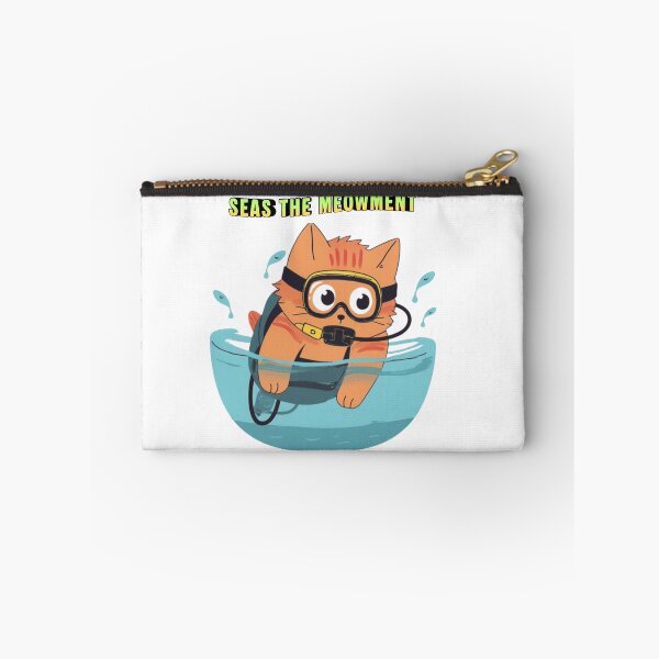 Item preview, Cute Scuba Diving Cat – Summer Beach Kawaii Cat Design designed and sold by AMBAYK.
