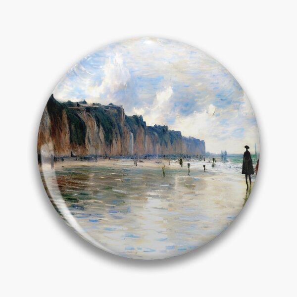 Item preview, Coastal Retreat at Pourville: Impression of Shore, Sea, and Shifting Light designed and sold by artdesignsnow.