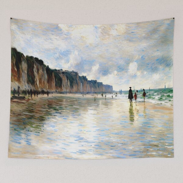 Item preview, Coastal Retreat at Pourville: Impression of Shore, Sea, and Shifting Light designed and sold by artdesignsnow.