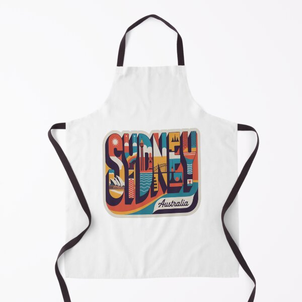 Item preview, Sydney Mid‑Century Pop Postcard Sticker – Bold Retro Australia Travel Art designed and sold by stickercuffs.