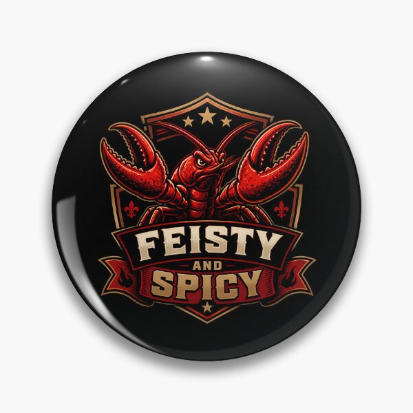 Item preview, Feisty And Spicy Crawdad Funny Women's Crawfish Boil Gear designed and sold by DynamicDesign.