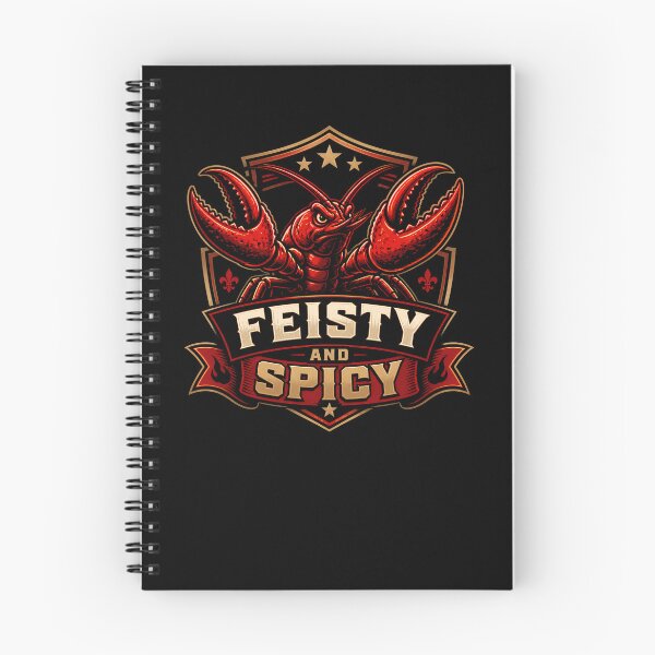 Item preview, Feisty And Spicy Crawdad Funny Women's Crawfish Boil Gear designed and sold by DynamicDesign.