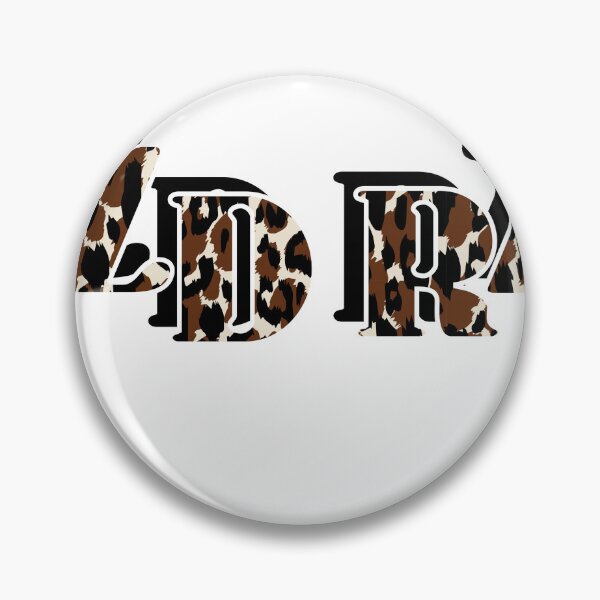 Item preview, ZD PRZ Leopard Print Bold Monogram Wild Animal T-Shirt designed and sold by Atique Creations.