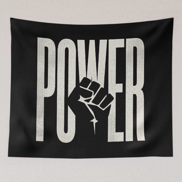 Item preview, Heavy Intense Power Impactful Minimalist Typography Poster designed and sold by EdvvinStudios.
