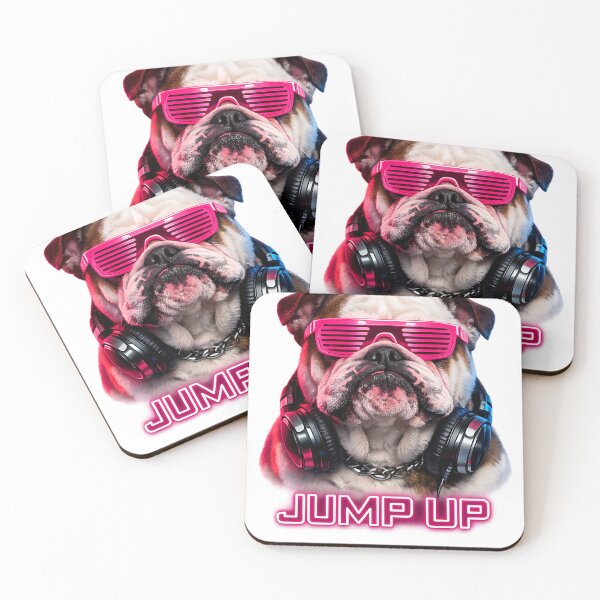 Item preview, Jump Up Bass Face Bulldog designed and sold by  ZenRave Designs.