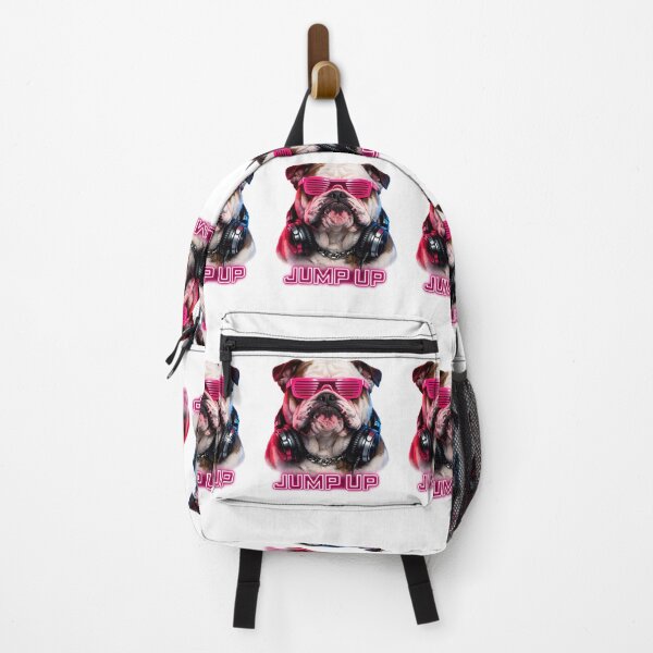 Item preview, Jump Up Bass Face Bulldog designed and sold by  ZenRave Designs.