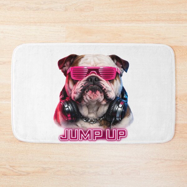 Item preview, Jump Up Bass Face Bulldog designed and sold by  ZenRave Designs.