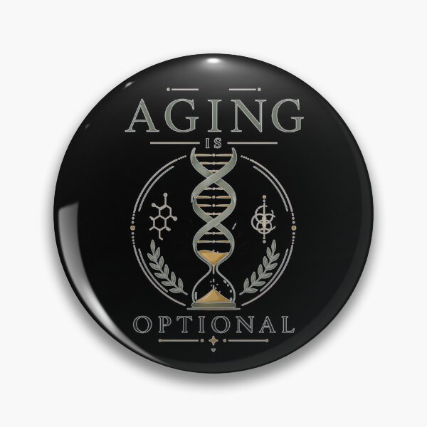 Item preview, Aging is Optional T-Shirt | Longevity Biohacking | DNA Hourglass Luxury Shirt designed and sold by ImaginedSpace7.