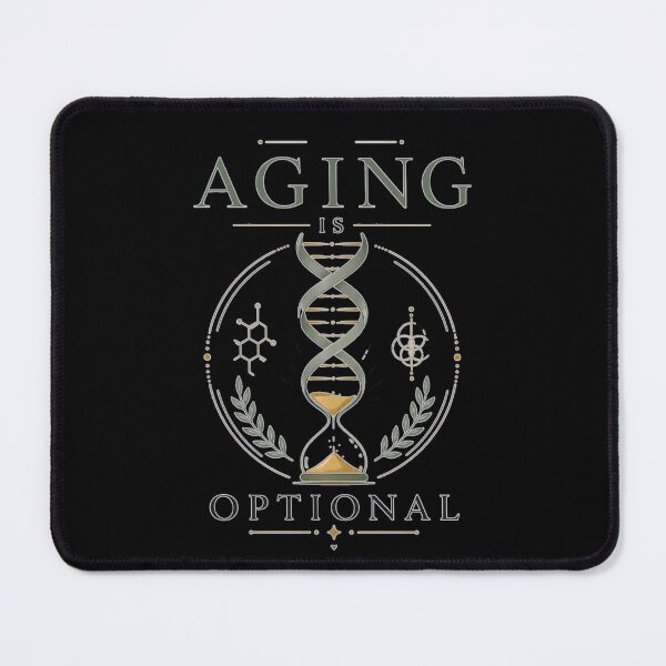 Item preview, Aging is Optional T-Shirt | Longevity Biohacking | DNA Hourglass Luxury Shirt designed and sold by ImaginedSpace7.