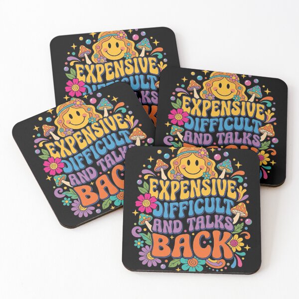 Item preview, Sassy Quote Expensive Difficult And Talks Back Groovy Retro designed and sold by longngusuc.