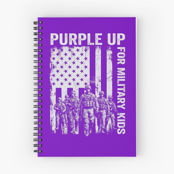 Item preview, Purple Up For Military Kids Infantry Month Of Military Child Gear designed and sold by DynamicDesign.