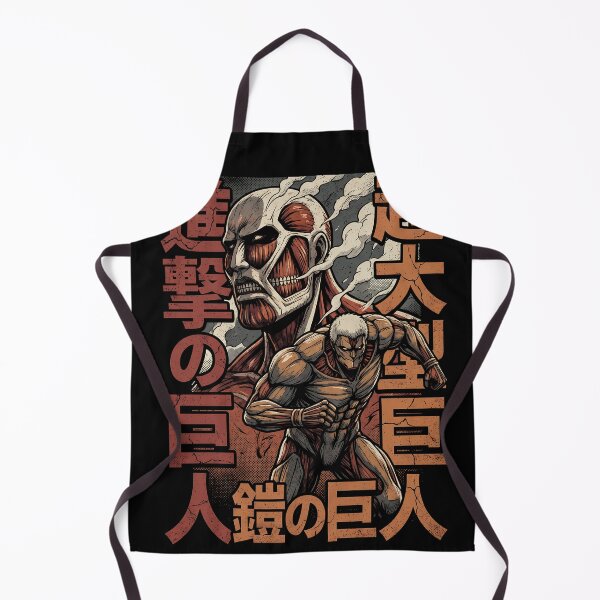 Item preview, Attack on Titan Colossal And Armored Titans Anime Manga Graphic Tee designed and sold by Senpaiwaves.