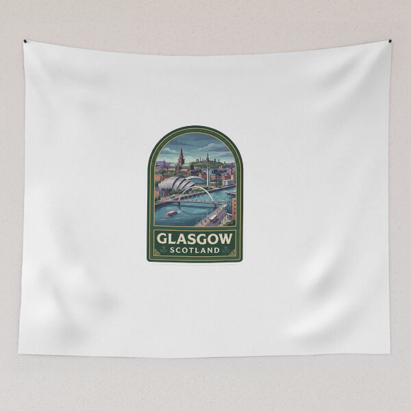Item preview, Glasgow Scotland designed and sold by TulipaGraphics.