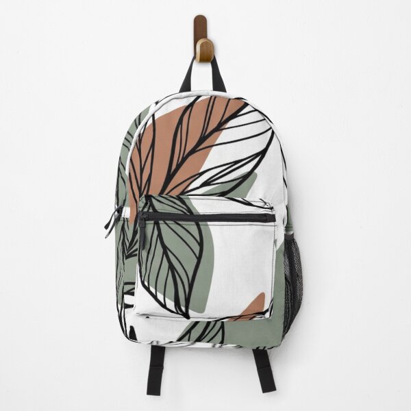 Item preview, Modern Botanical Leaves Pattern | Sage Green Boho Nature Design designed and sold by GalleryPeak.