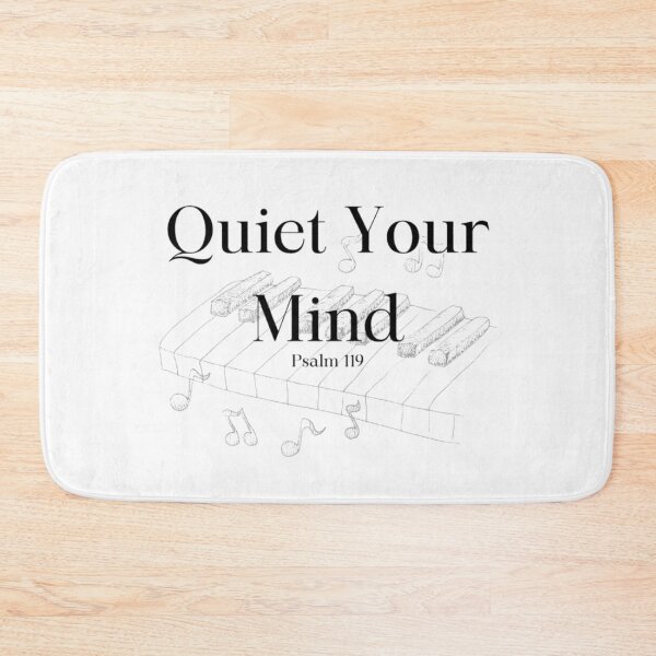Item preview, Quiet Your Mind Psalm 119 Piano Design | Christian Music Faith Quote | Worship Piano Art designed and sold by MyDarlingDearJesusInspires.