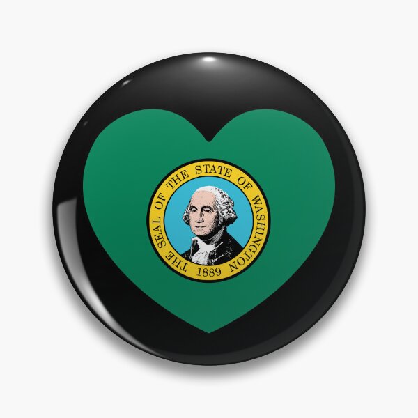 Item preview, Washington Heart WA designed and sold by shitpostee.