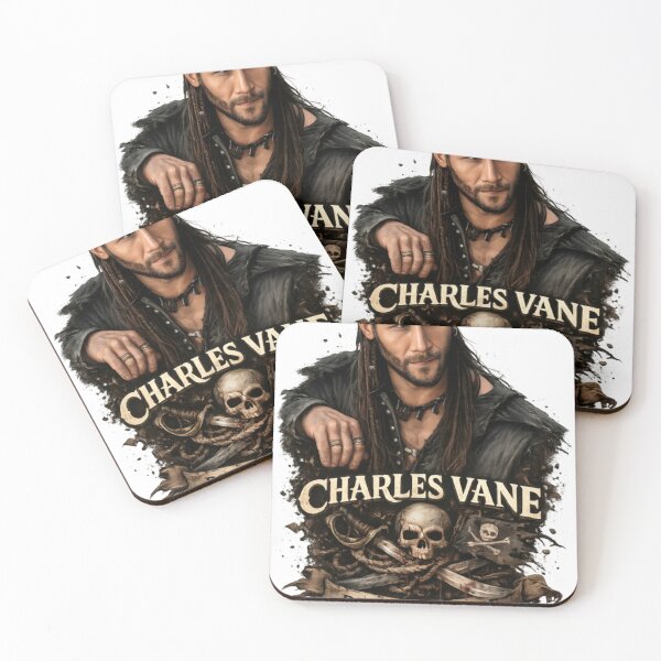 Item preview, Charles Vane Deadly  Free Pirate Legend Vintage Skull Graphic designed and sold by CatLovers Studio.