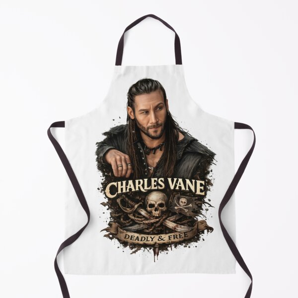 Item preview, Charles Vane Deadly  Free Pirate Legend Vintage Skull Graphic designed and sold by CatLovers Studio.
