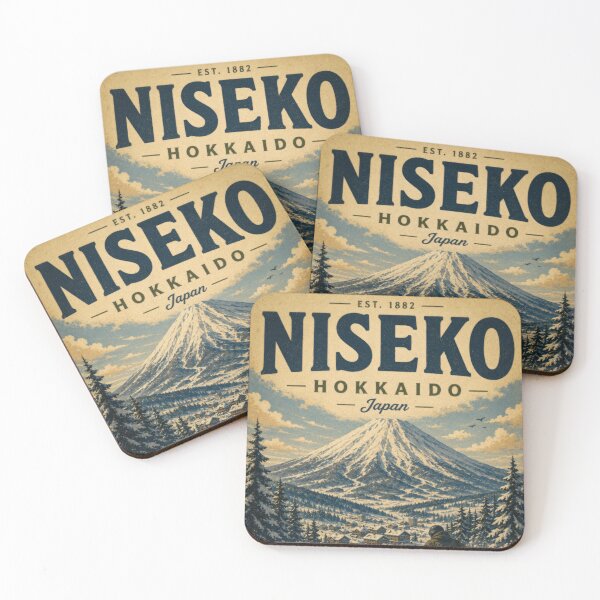 Item preview, Niseko Powder Paradise | Vintage Hokkaido Ski Travel Poster designed and sold by CosmicAnomaly.