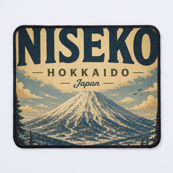 Item preview, Niseko Powder Paradise | Vintage Hokkaido Ski Travel Poster designed and sold by CosmicAnomaly.