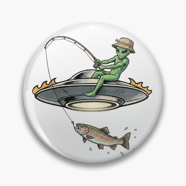 Item preview, Science Fiction, Funny Fishing Science Fiction designed and sold by erkinmaddison.