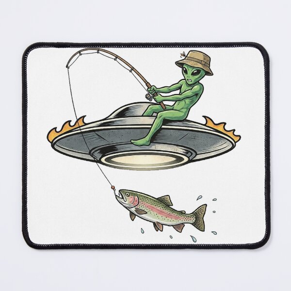 Item preview, Science Fiction, Funny Fishing Science Fiction designed and sold by erkinmaddison.