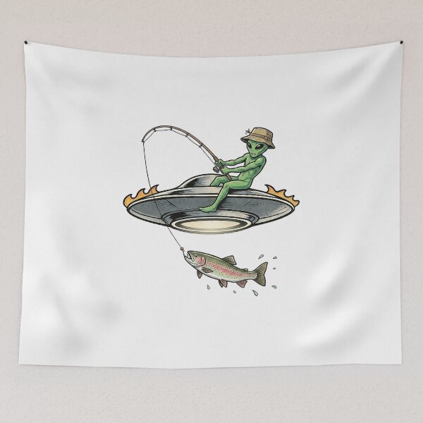 Item preview, Science Fiction, Funny Fishing Science Fiction designed and sold by erkinmaddison.