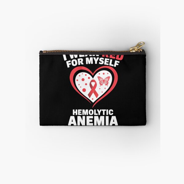 Item preview, I WEAR RED FOR MYSELF RED HEMOLYTIC ANEMIA AWARENESS designed and sold by SapfireStuArt.