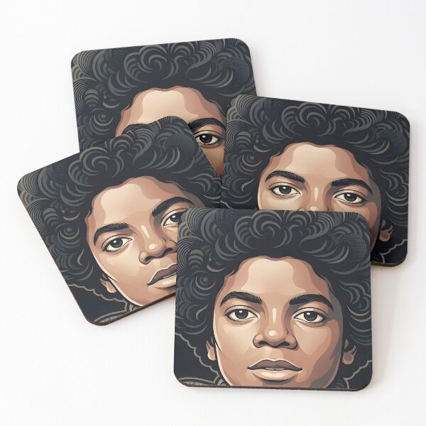 Item preview, michael jackson Vector Ilustration designed and sold by Boruto1231.