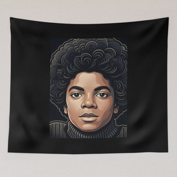 Item preview, michael jackson Vector Ilustration designed and sold by Boruto1231.