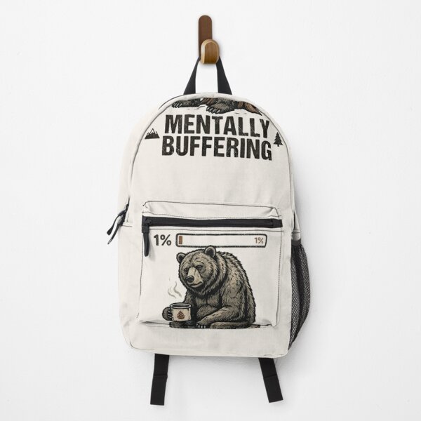 Item preview, Mentally Buffering Bear Shirt – Funny Exhausted Bear Meme Graphic T-shirt designed and sold by ZyxDes.