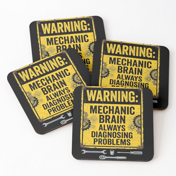 Item preview, Warning Mechanic Brain Always Diagnosing Problems | Diesel Mechanics Dad | Father Tee Shirt | Fathers Day designed and sold by Serigraphy.