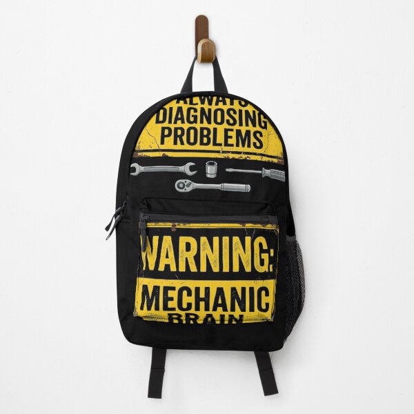 Item preview, Warning Mechanic Brain Always Diagnosing Problems | Diesel Mechanics Dad | Father Tee Shirt | Fathers Day designed and sold by Serigraphy.