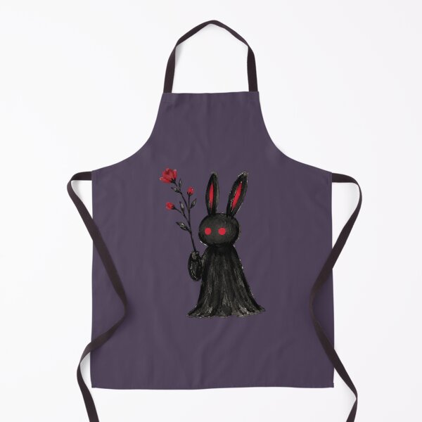 Item preview, Gothic Black Rabbit Red Rose Emo Bunny Aesthetic designed and sold by bosamji.