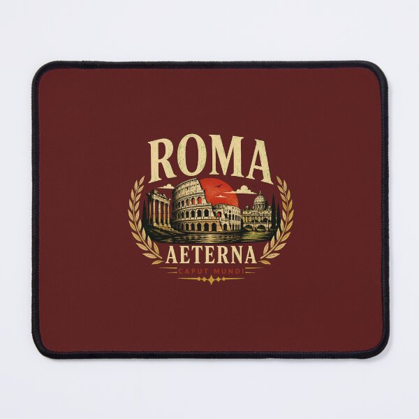 Item preview, Roma Aeterna Vintage Colosseum Travel Emblem designed and sold by Palatua.