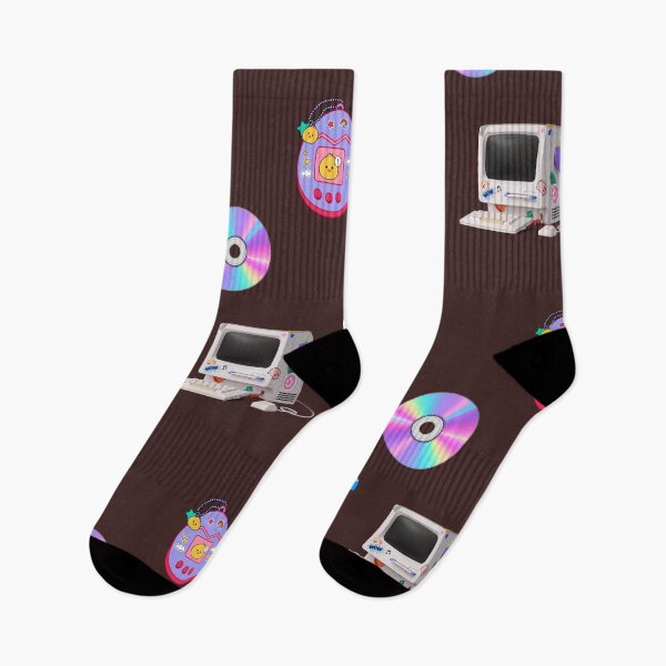Item preview, Y2K Retro Nostalgia Sticker Pack - Pink Flip Phone, Tamagotchi, VHS & Vintage PC designed and sold by Mandarynkashop.