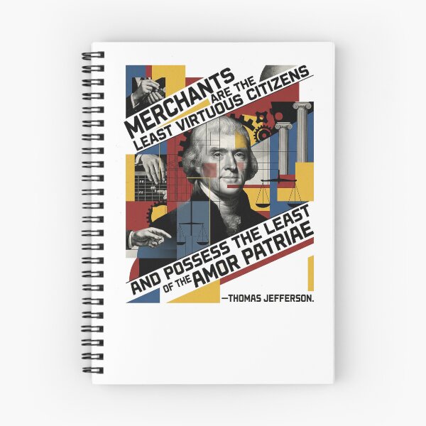 Item preview, Constructivist Jefferson: "Least Virtuous Citizens" Manifesto Print designed and sold by FreiherrPK.