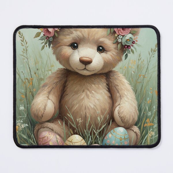Item preview, Teddy bear with floral crown designed and sold by paulrommer.