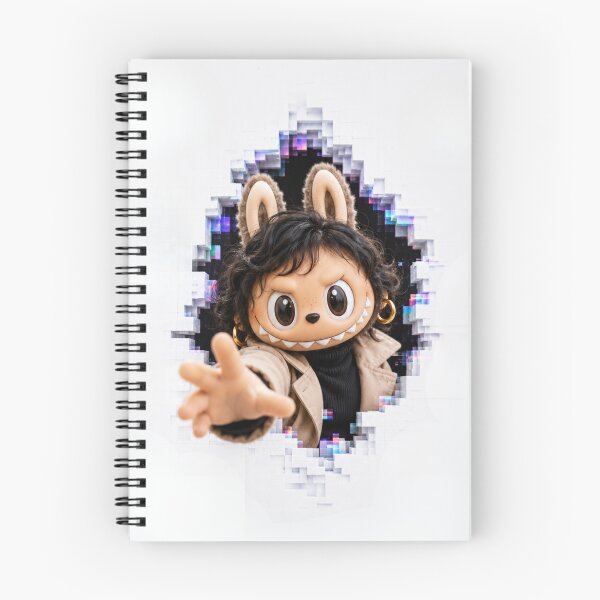 Item preview, Labubu Doll Emerging from a Portal designed and sold by pensational.