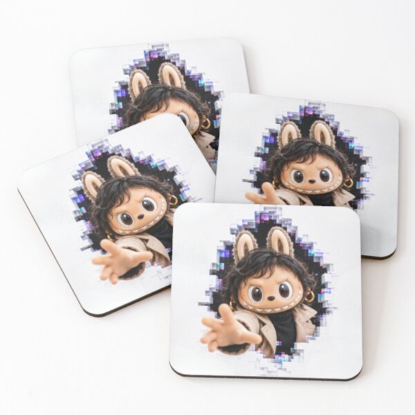 Item preview, Labubu Doll Emerging from a Portal designed and sold by pensational.