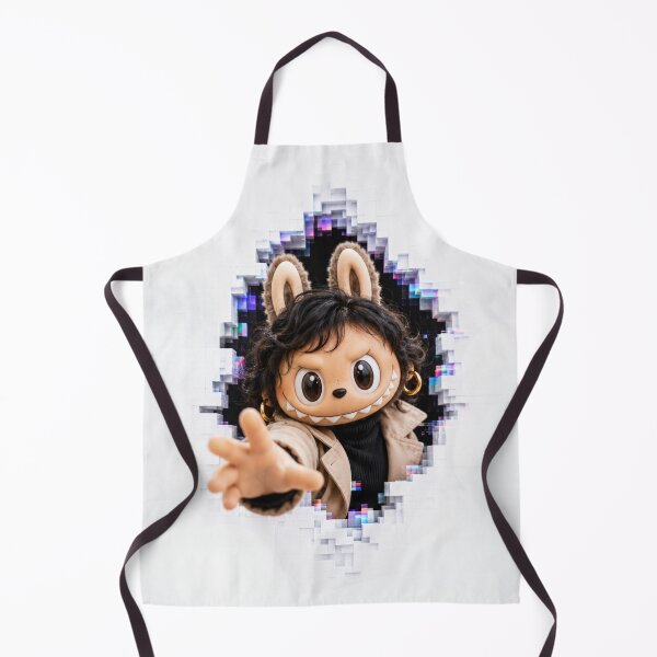 Item preview, Labubu Doll Emerging from a Portal designed and sold by pensational.